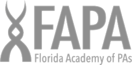 FAPA logo, Florida Academy of PAs.