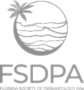 Florida Society of Dermatology logo with palm tree.